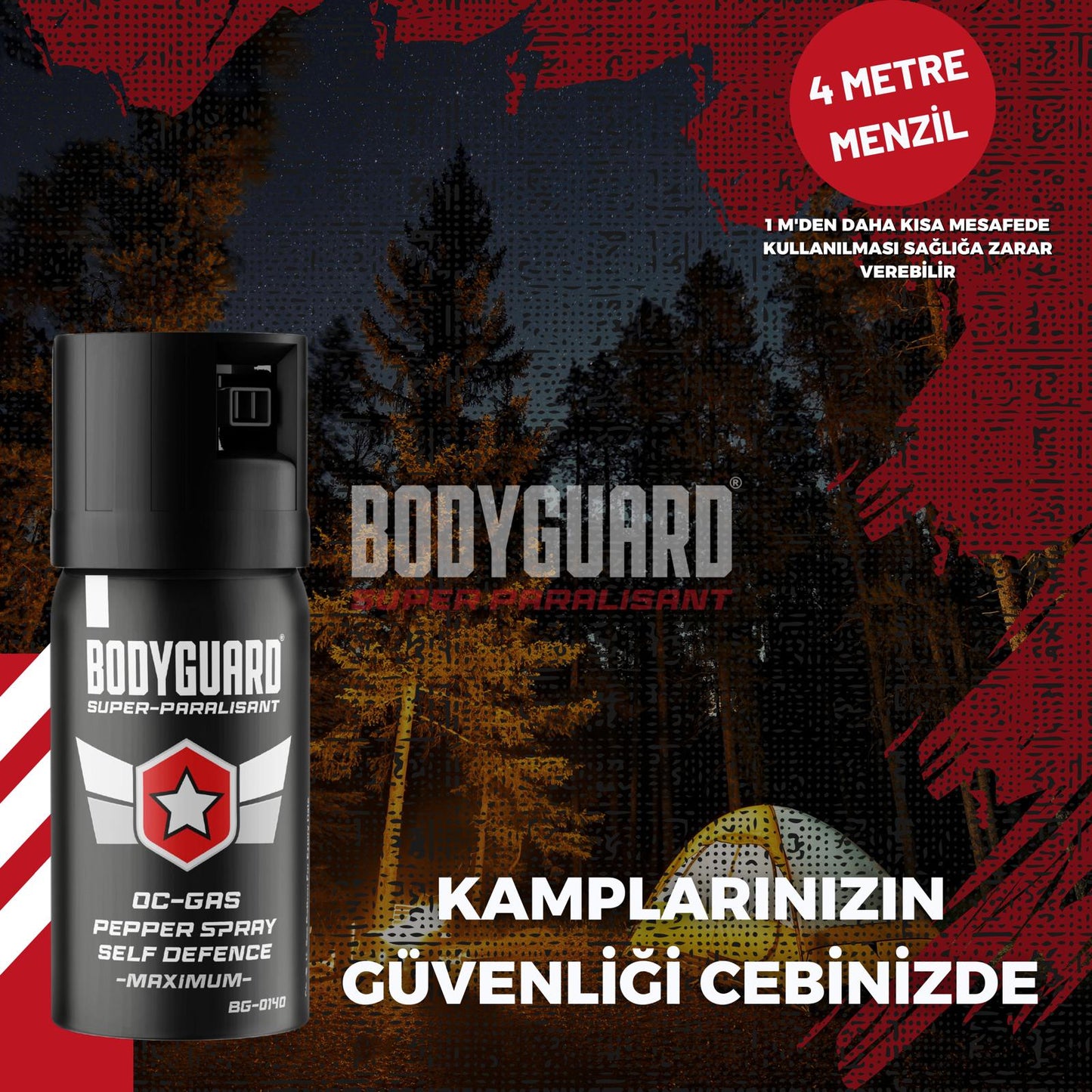 Bodyguard OC Kişisel Savunma Spreyi | BG-0140 40 ML